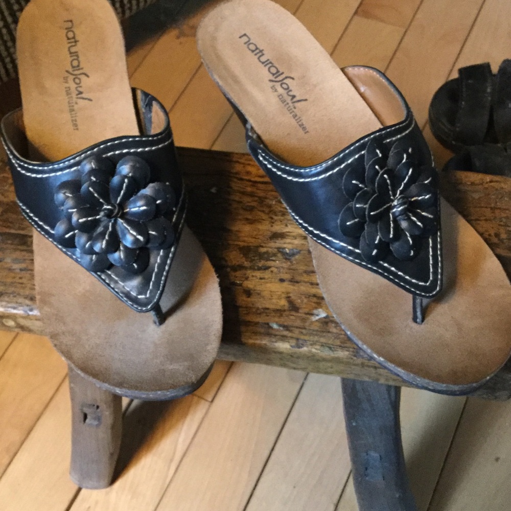 Naturalizer sandals Black